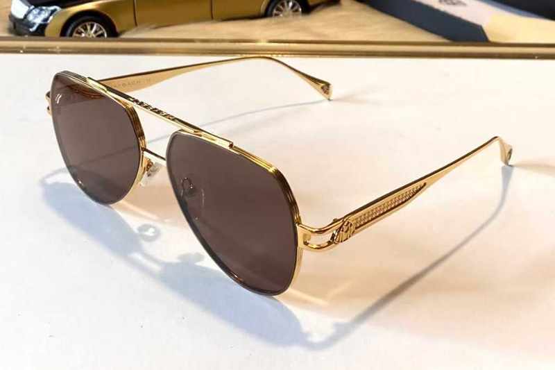 Fredey Sunglasses Gold Brown