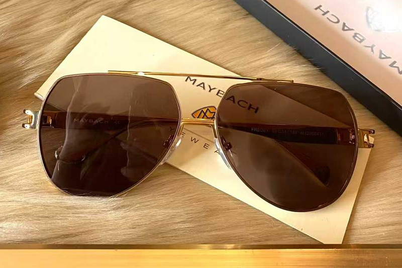 Fredey Sunglasses Gold Brown