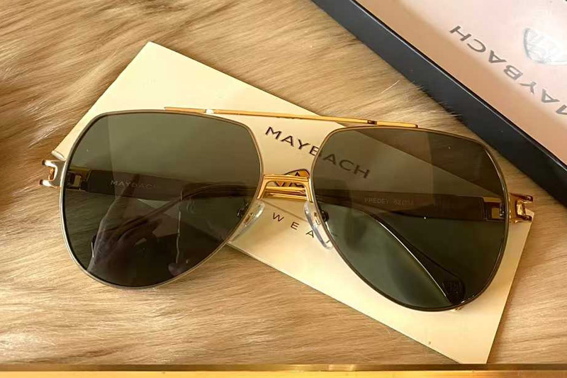 Fredey Sunglasses Gold Green