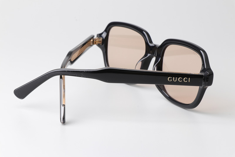 GG0072S Sunglasses Black Brown