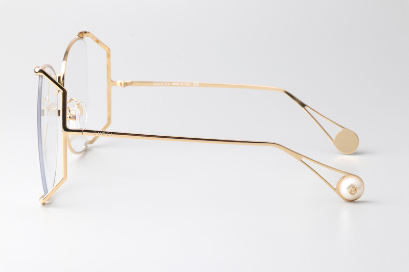 GG0252S Eyeglasses Gold