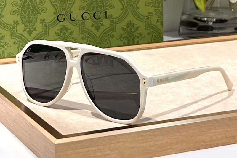 GG1042S Sunglasses White Gray