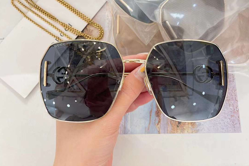 GG1207SA Sunglasses Gold Gray