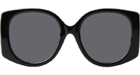 GG1257S Sunglasses Black Gray