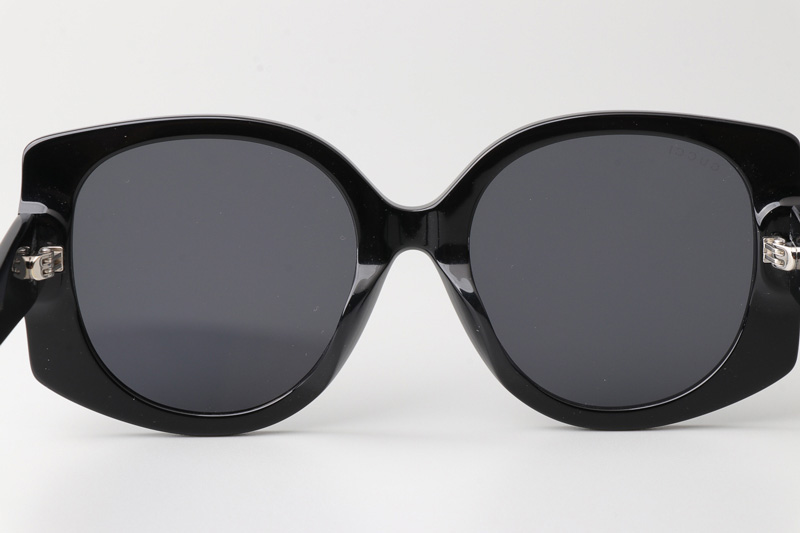 GG1257S Sunglasses Black Gray