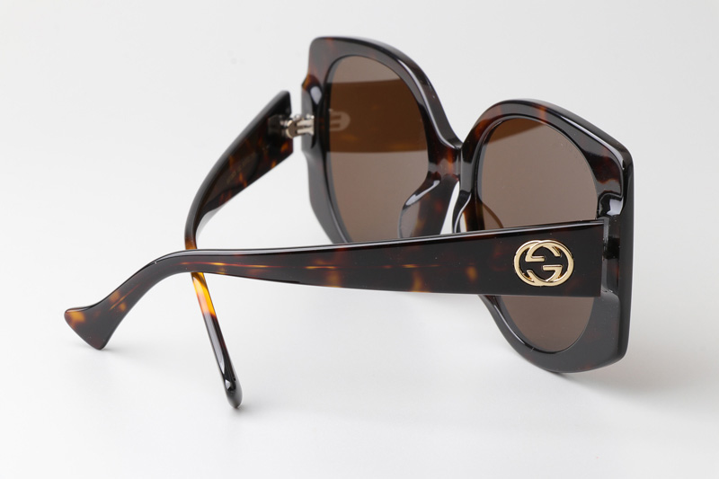 GG1257S Sunglasses Tortoise Brown