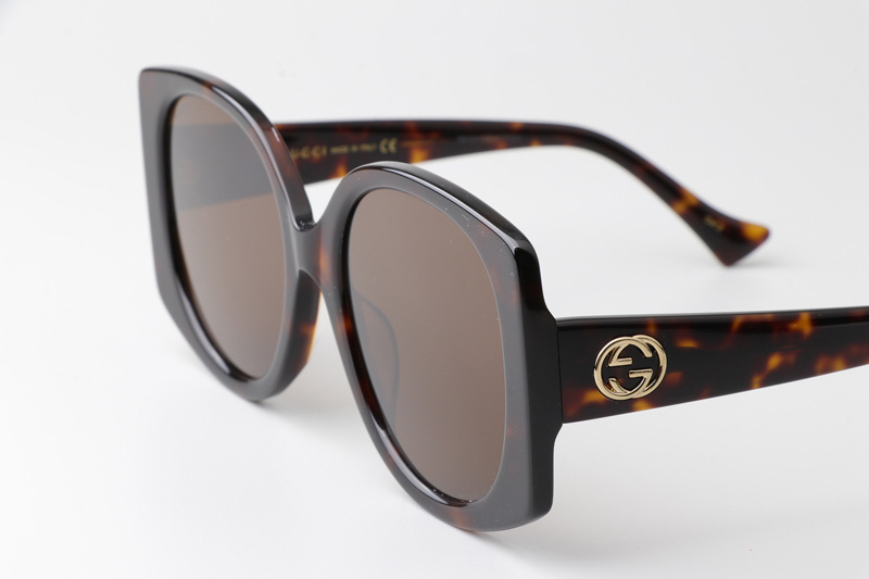 GG1257S Sunglasses Tortoise Brown