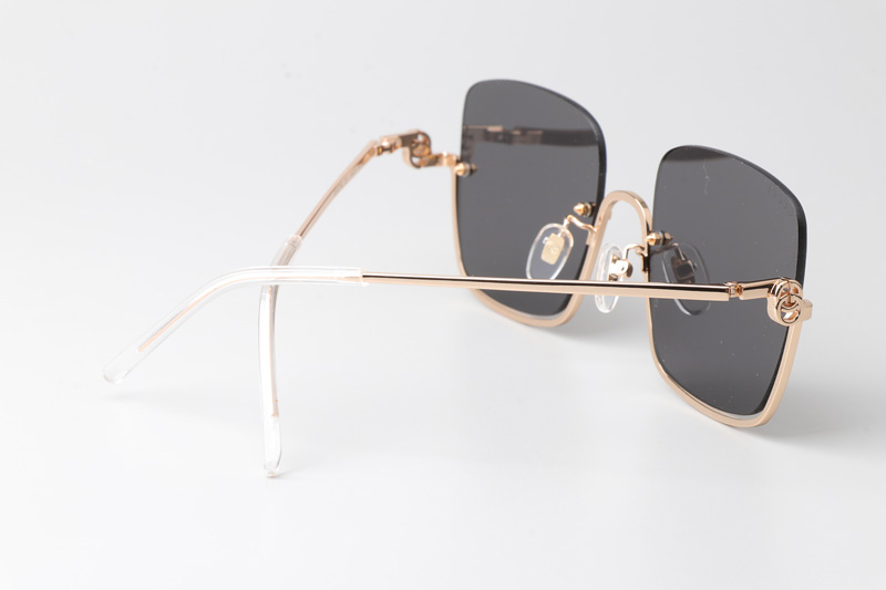 GG1279S Sunglasses Gold Gray