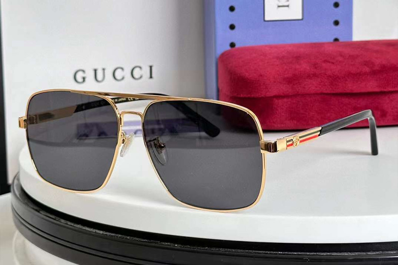 GG1289S Sunglasses Gold Gray