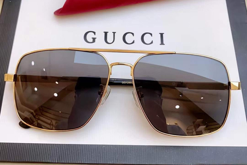 GG1289S Sunglasses Gold Gray