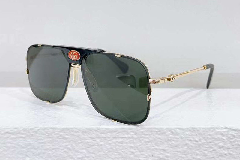 GG1320S Sunglasses Green Gold Green