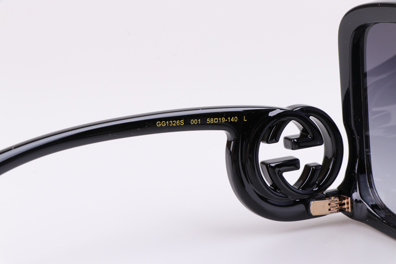GG1326S Sunglasses Black Gradient Gray