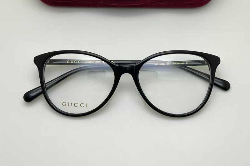 GG1359O Eyeglasses Black Gold