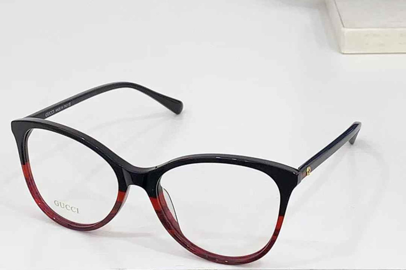 GG1359O Eyeglasses Black Red