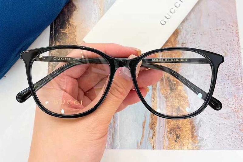 GG1359O Eyeglasses Black Silver