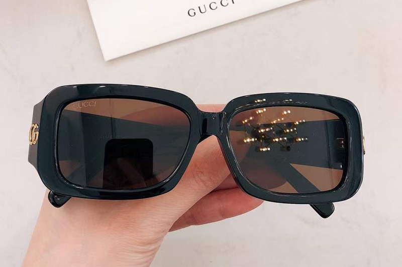 GG1403S Sunglasses Black Brown