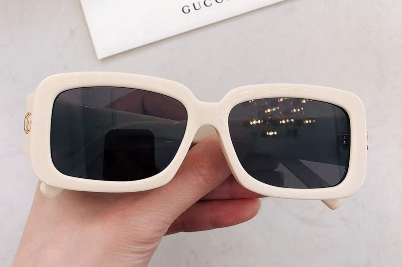 GG1403S Sunglasses Cream Gray