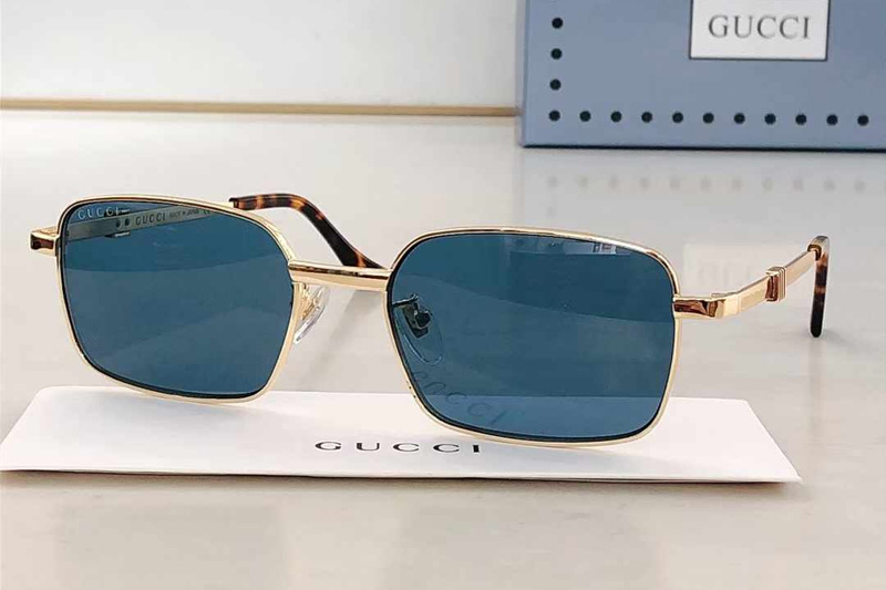 GG1495S Sunglasses Gold Blue