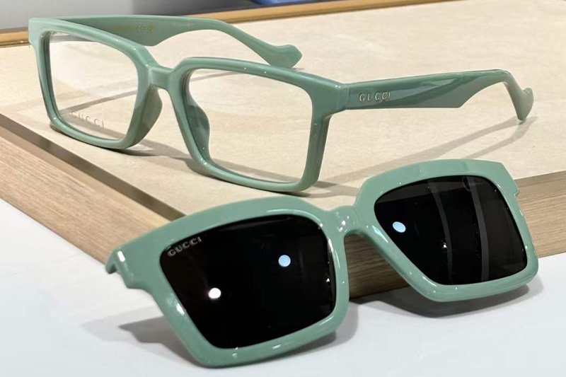 GG1543S Sunglasses Green Gray