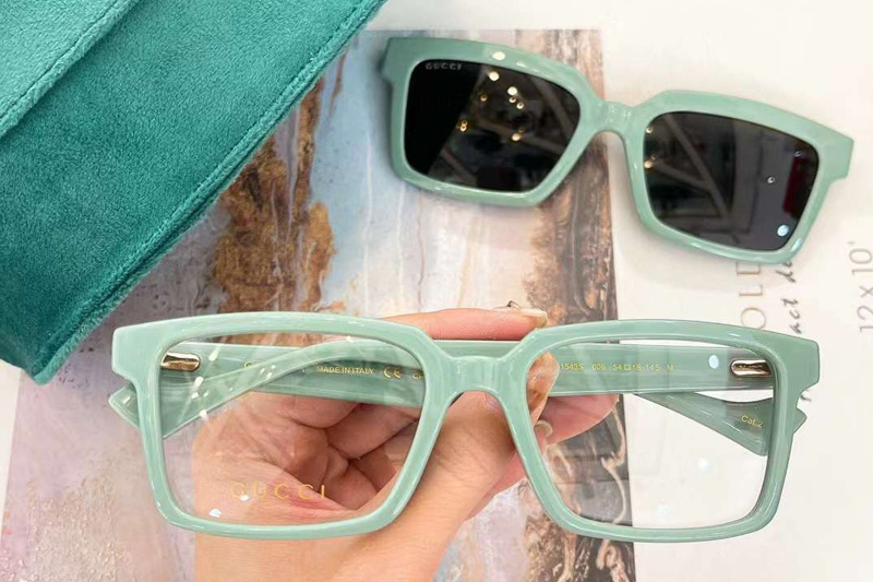 GG1543S Sunglasses Green Gray