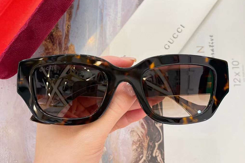 GG1558SK Sunglasses Tortoise Gradient Brown