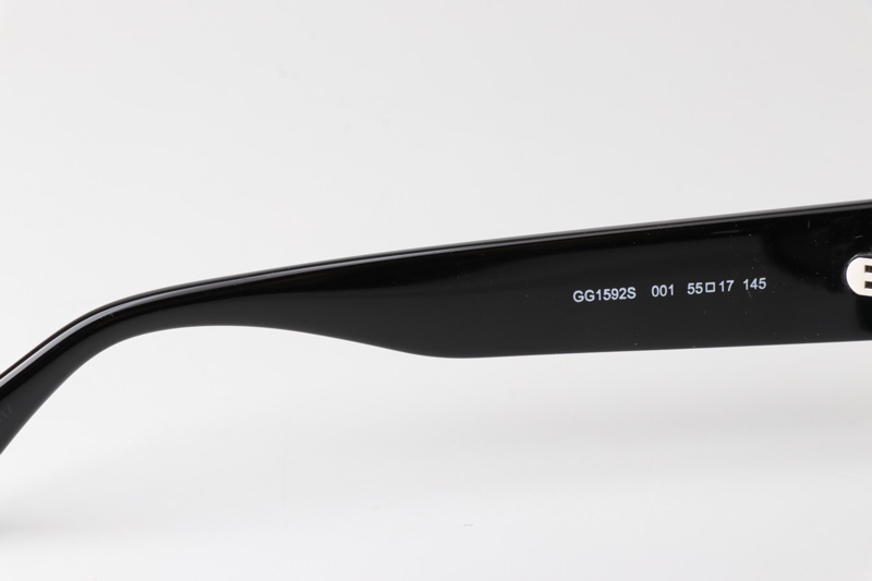 GG1592S Sunglasses Black Gray