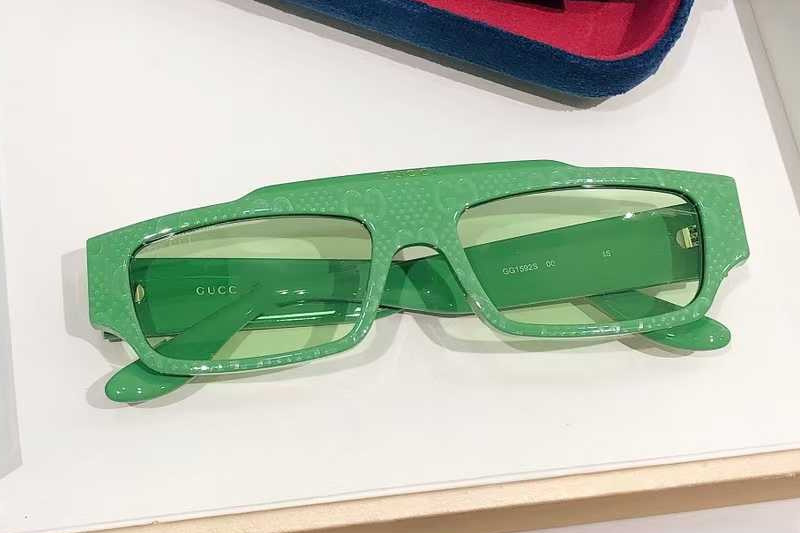 GG1592S Sunglasses Green Green