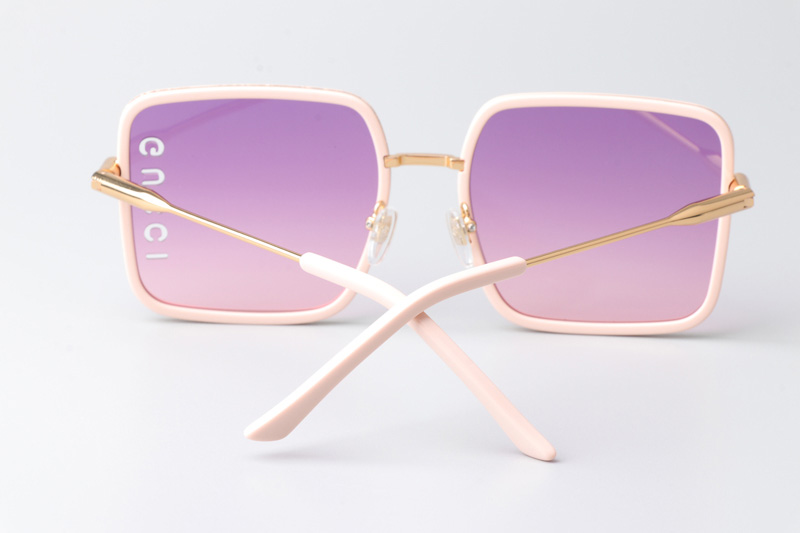 GG1615 Sunglasses Pink Gold Gradient Purple