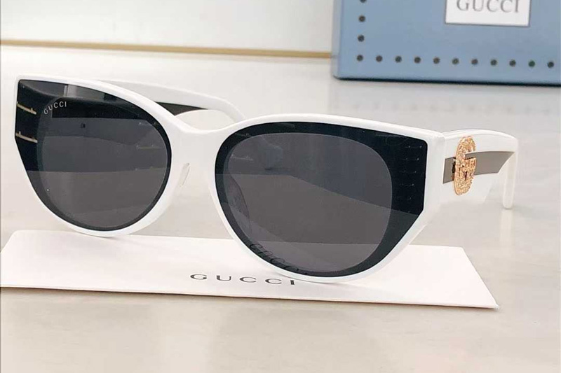 GG1642 Sunglasses White Gray