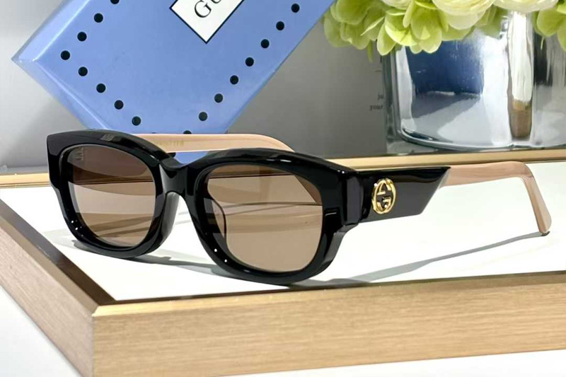 GG1667S Sunglasses Black Brown