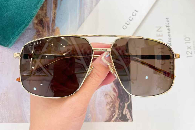 GG1676S Sunglasses Gold Brown