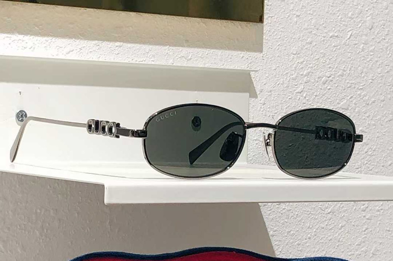 GG1801S Sunglasses Gunmetal Gray