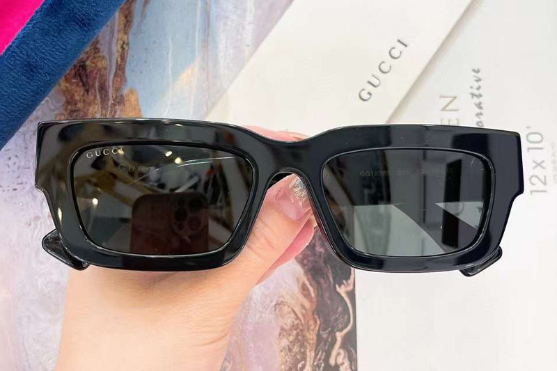 GG1838S Sunglasses Black Gray