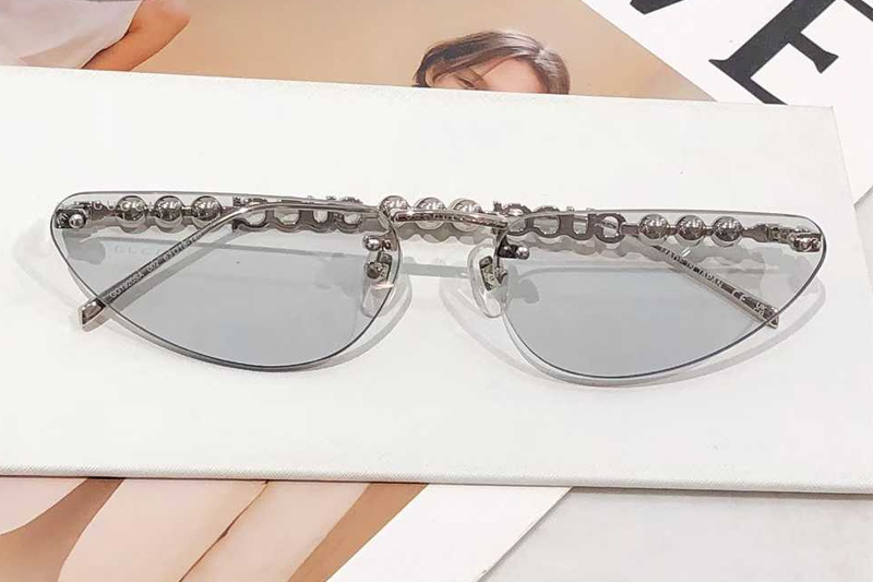 GG1920SA Sunglasses Silver Gray