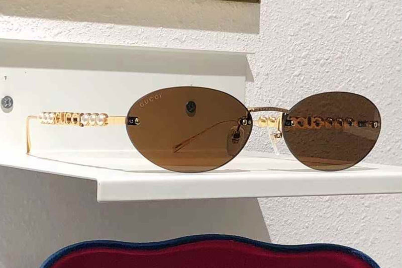 GG1922SA Sunglasses Gold Brown