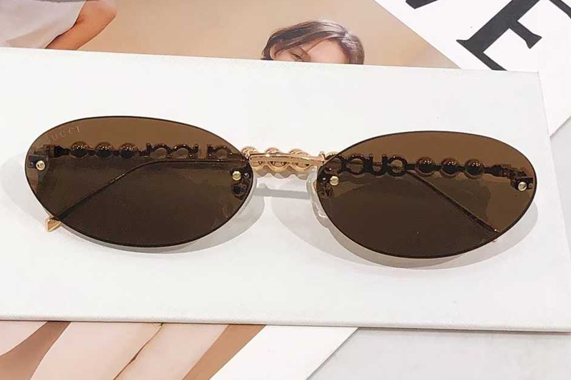 GG1922SA Sunglasses Gold Brown