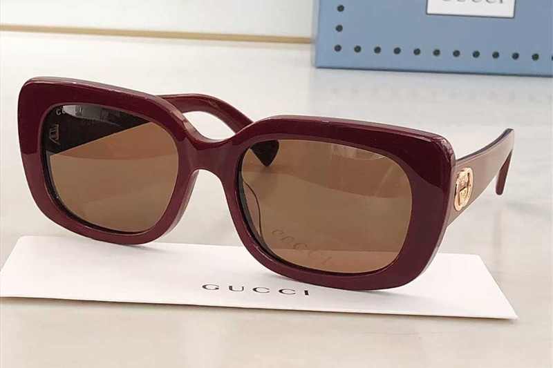 GG1979SK Sunglasses Red Brown