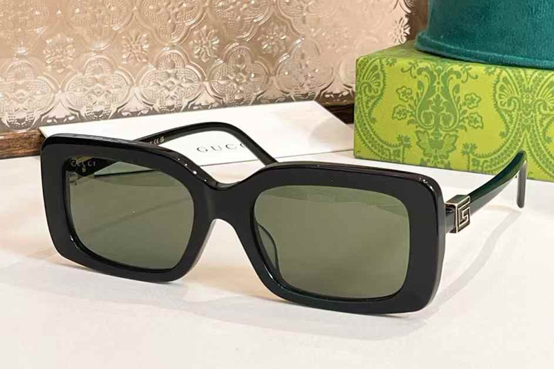 GG2002SK Sunglasses Black Green