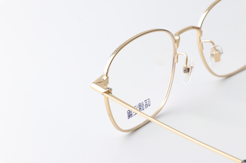 GJ2013 Eyeglasses Black Gold