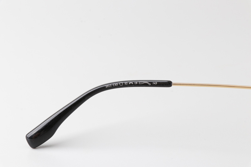 GJ2013 Eyeglasses Black Gold