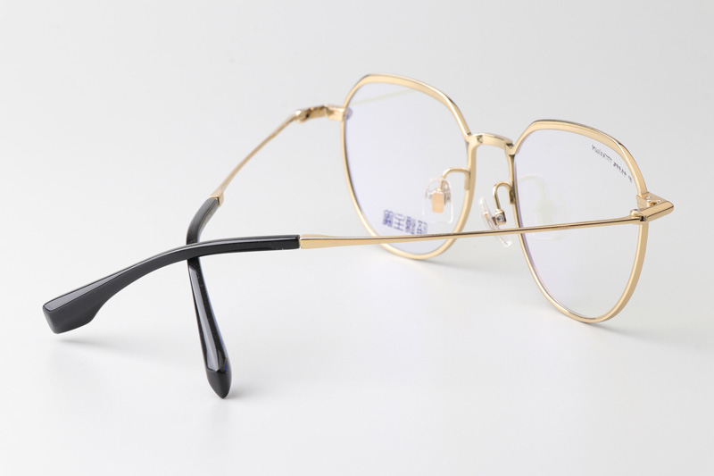 GJ2018 Eyeglasses Black Gold