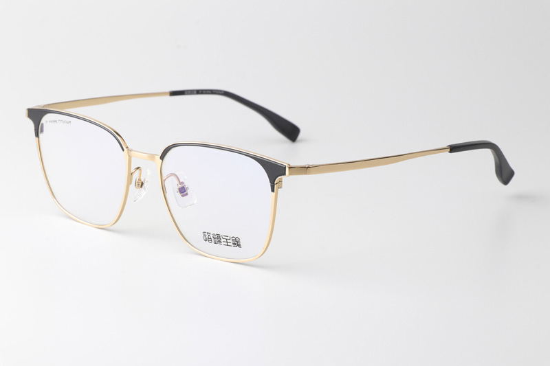 GJ2022 Eyeglasses Black Gold