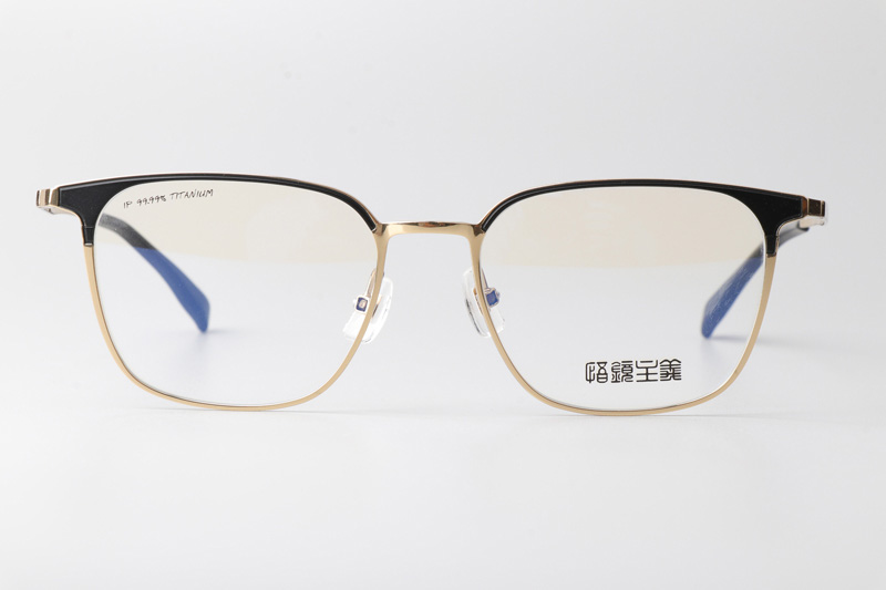 GJ2022 Eyeglasses Black Gold