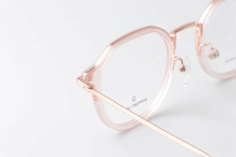 Go Eyeglasses Transparent Pink