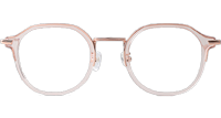 Go Eyeglasses Transparent Pink