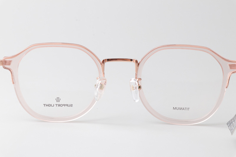 Go Eyeglasses Transparent Pink