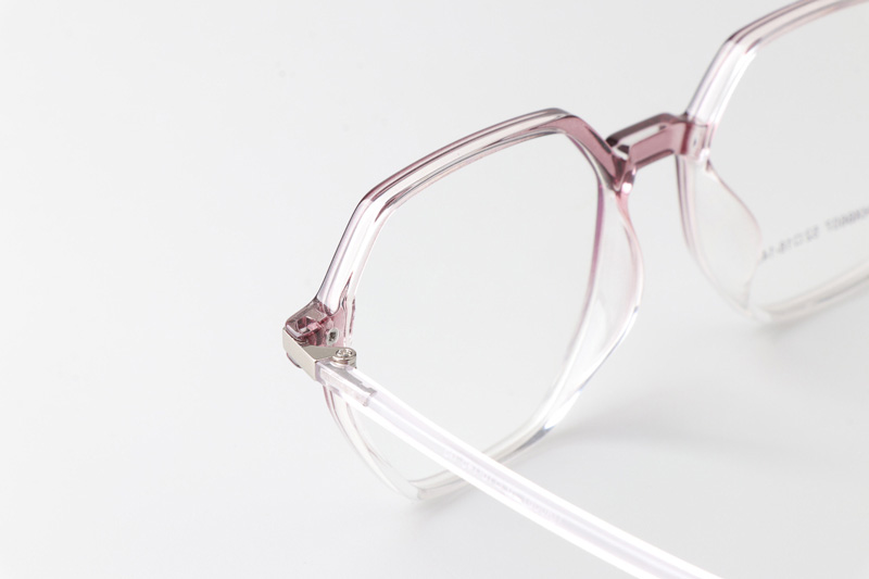 HX6607 Eyeglasses Transparent Gradient Pink