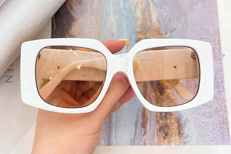 JC517 Sunglasses White Brown