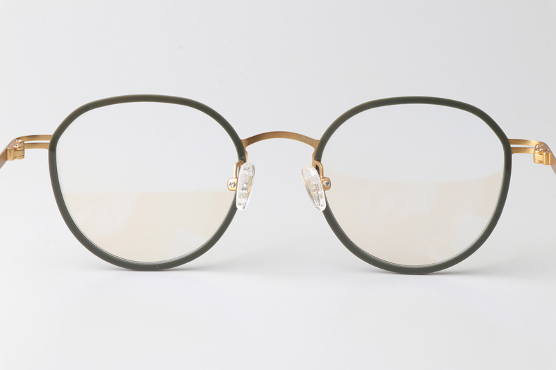 Jean Eyeglasses Green Gold