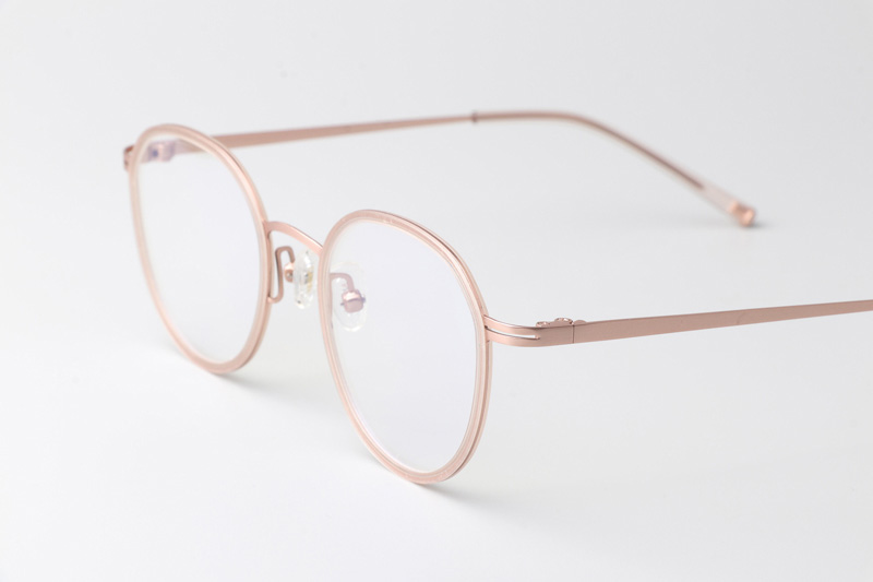 Jean Eyeglasses Rose Gold